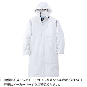 アイトス ベンチコート(男女兼用) ホワイト XXL AZ8291001XXL アイトス ベンチコート(男女兼用) ホワイト XXL AZ8291001XXL