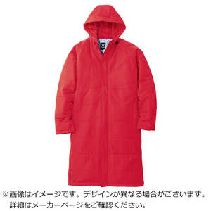 アイトス ベンチコート(男女兼用) レッド S AZ8291009S アイトス ベンチコート(男女兼用) レッド S AZ8291009S