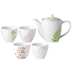 アペックスハート Foret 茶器セット ポット&カップ 5点セット FR1799 アペックスハート Foret 茶器セット ポット&カップ 5点セット FR1799