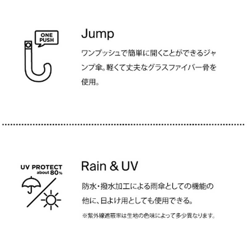 ビコーズ ビコーズ Jump／アンブレラ ビコーズ ネイビー D-611019 D-611019