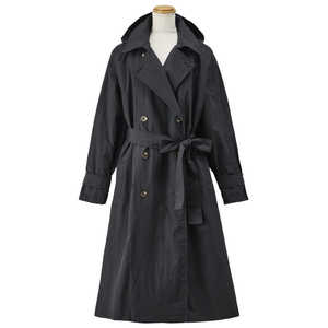 ビコーズ because オーバートレンチコート レインコート ネイビー BETRENCHCOAT ビコーズ because オーバートレンチコート レインコート ネイビー BETRENCHCOAT