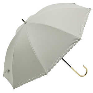 ビコーズ because PUコーティング 晴雨兼用 長傘 スター/グレー BEPARASOLLONG ビコーズ because PUコーティング 晴雨兼用 長傘 スター/グレー BEPARASOLLONG