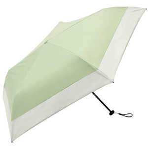 ビコーズ because PUコーティング スーパーライト 晴雨兼用 折傘 軽量 バイカラー/グリーン BEPARASOLLIGHT ビコーズ because PUコーティング スーパーライト 晴雨兼用 折傘 軽量 バイカラー/グリーン BEPARASOLLIGHT
