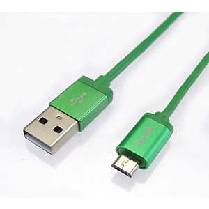 フリーダム micro USB 2.4Aケーブル 1.2m メタリック [1.2m] FUSBMB2412MG