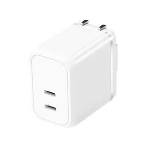 ե꡼ USB TYPE-C2ݡ ®ACŴ 45W 2ݡ / USB Power Deliveryб / GaN(ⲽꥦ) ѡ 饷åۥ磻 FUSB-ACG452CW