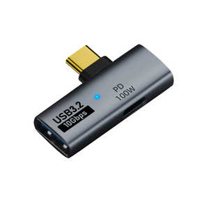フリーダム USB Type-C変換アダプター L字型(C → A) PD100W USB10Gbps FUHA-ACPC01GY フリーダム USB Type-C変換アダプター L字型(C → A) PD100W USB10Gbps FUHA-ACPC01GY