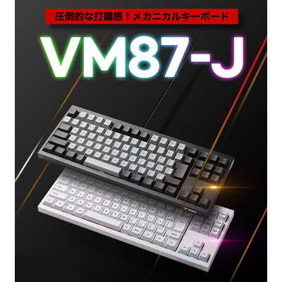 VARO メカニカルキーボード 3モード対応 (SILENT MINT) 日本語配列 80