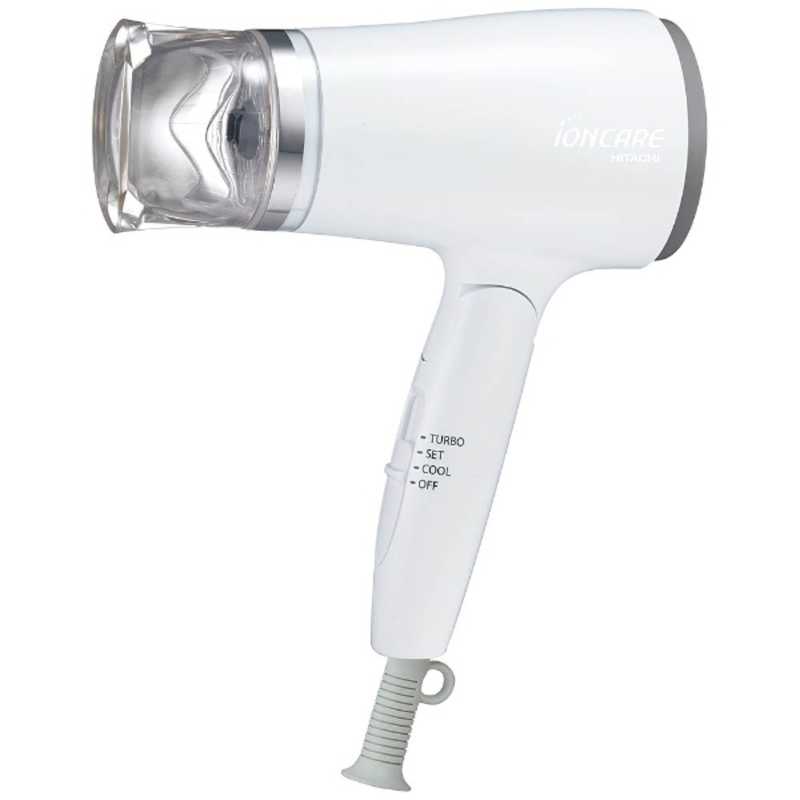 超特価 HITACHI ヘアドライヤー イオン シルキーターボ☆ヘアドライヤー☆パールホワイト