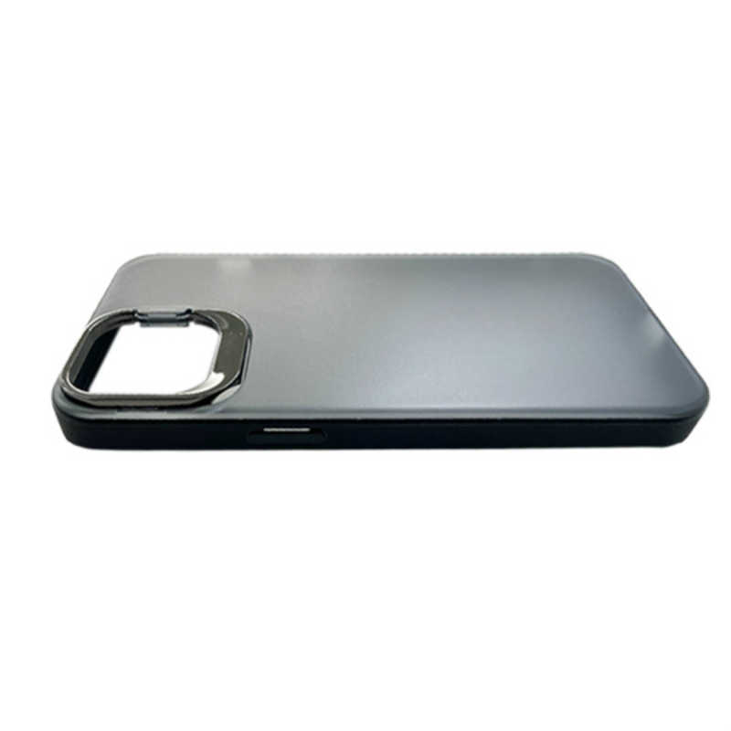 エアージェイ エアージェイ iPhone 13 2眼 スタンド機能付きレンズガード　背面ケース　BK ACP21LS ACP21LS