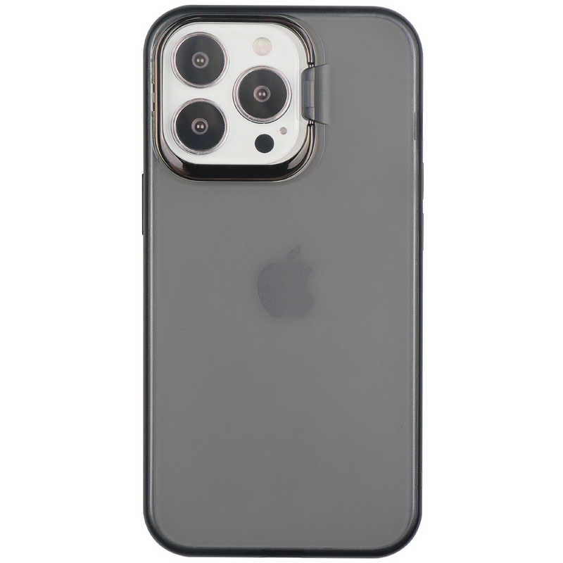 エアージェイ エアージェイ iPhone 13 Pro 3眼 スタンド機能付きレンズガード　背面ケース　BK ACP21PLS ACP21PLS