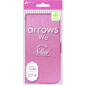 エアージェイ arrows We シャイニー手帳型ケース  PK  ACWESHY