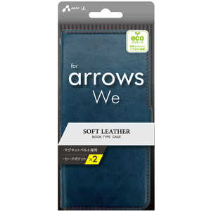 エアージェイ arrows We ソフトレザー手帳型ケース  BL  ACWEPB