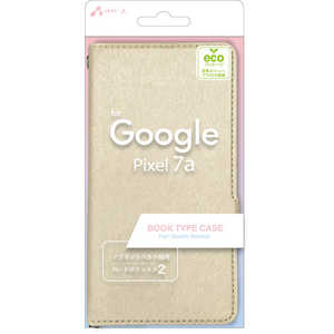 エアージェイ Pixel 7a シャイニー手帳型ケース BE BE ACP7ASHY