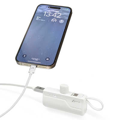 エアージェイ Type-Cコネクター内蔵モバイルバッテリー 5000mAh MB
