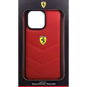 エアージェイ Ferrari V-line hard case RD iPhone15promax FEHCP15XRDUR