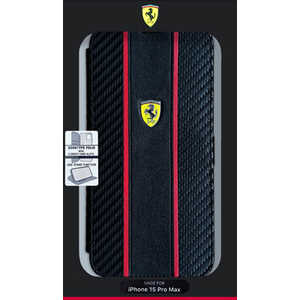 エアージェイ Ferrari Race Booktype case BK iPhone15promax FEBKP15XNMBK