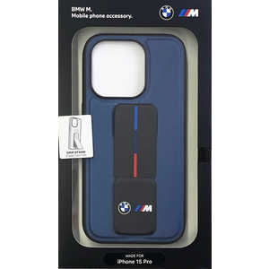 エアージェイ BMW-M Gripstand Hard case NV iphone15pro BMHCP15LGSPBIV