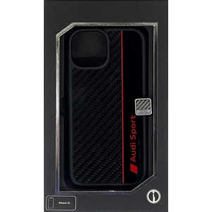 エアージェイ Audi Carbon ＆ Plate back cover BK IPHONE 15 AUSTPUPCIP15R8D1BK