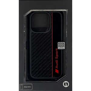 �G�A�[�W�F�C Audi Carbon �� Plate back cover BK IPHONE 15PRO AUSTPUPCIP15PR8D1BK