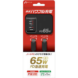  PD65W ACץ(Cx2Ax1) ܥ֥ BK USB Power Deliveryб AKJPD65DXBK