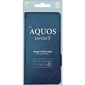 エアージェイ AQUOS sense9 ソフトレザー手帳型ケース BL ACAQS9PBBL エアージェイ AQUOS sense9 ソフトレザー手帳型ケース BL ACAQS9PBBL