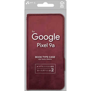 エアージェイ Pixel 9a ソフトレザー手帳型ケース レッド ACPIX9APBRD エアージェイ Pixel 9a ソフトレザー手帳型ケース レッド ACPIX9APBRD