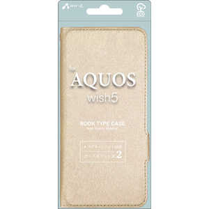 エアージェイ AQOUS wish5 手帳型ケース SG ACAQW5SHYSG エアージェイ AQOUS wish5 手帳型ケース SG ACAQW5SHYSG