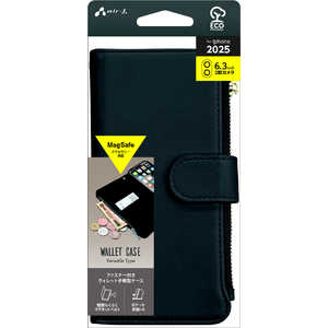 GA[WFC iPhone 17P[X MagsafeΉEHbg蒠^P[X ubN ACP25WLBK