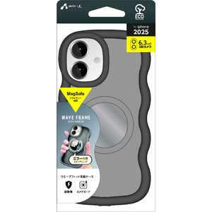 エアージェイ iPhone 17ケース Magsafe対応ウェーブミラーケース グレー ACP25WAGY エアージェイ iPhone 17ケース Magsafe対応ウェーブミラーケース グレー ACP25WAGY