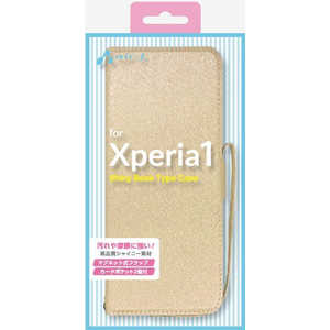 エアージェイ Xperia1 シャイニー手帳型ケース BE AC-XP1 SHY BE