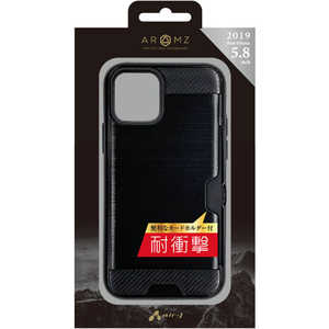 エアージェイ iPhone 11 Pro 5.8 耐衝撃GGハードケース BK AC-P19S-GG BK