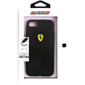 エアージェイ FERRARI - ON TRACK SILICONE CASE METAL LOGO - BLACK FESSIHCI8BK