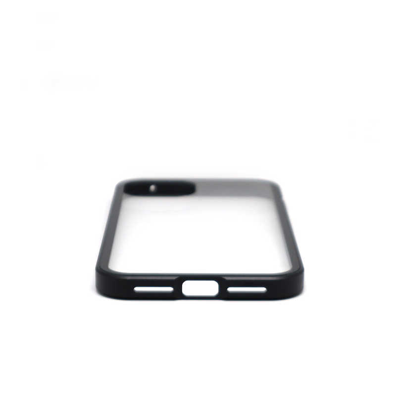エアージェイ エアージェイ iPhone 13 2眼 耐衝撃メタル＆ガラス　マグネット装着背面ケースBK ACP21MC ACP21MC