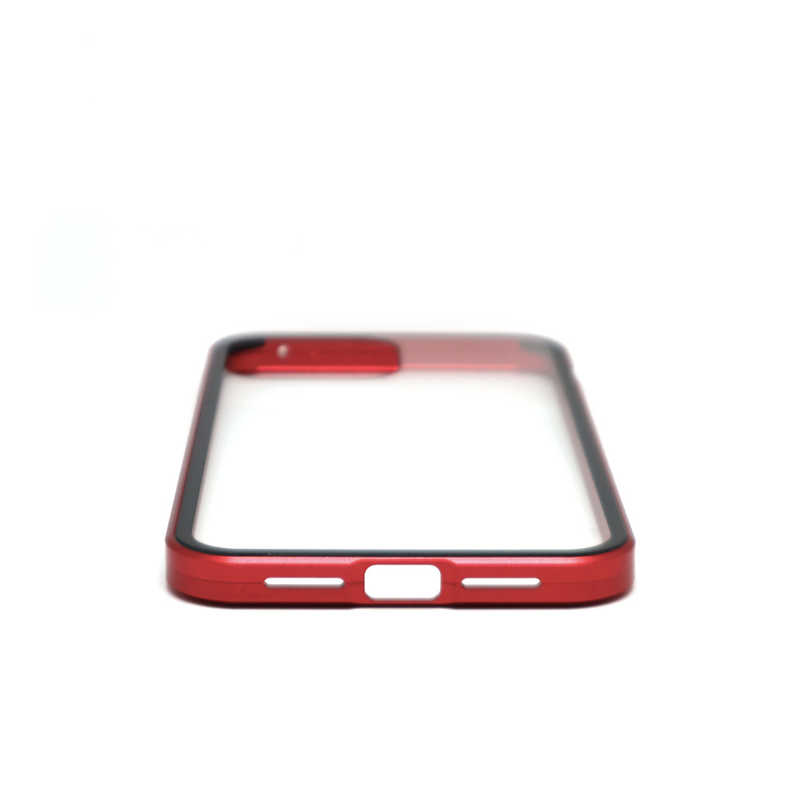 エアージェイ エアージェイ iPhone 13 Pro Max 耐衝撃メタル＆ガラス　マグネット装着背面ケースRD ACP21XMC ACP21XMC