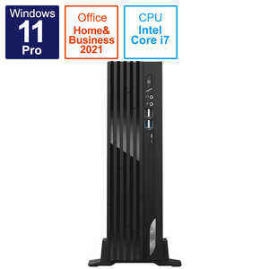 MSI デスクトップパソコン [intel Core i7 /メモリ:16GB /SSD:512GB /2022年7月発売モデル] PRO DP130 12-266JP