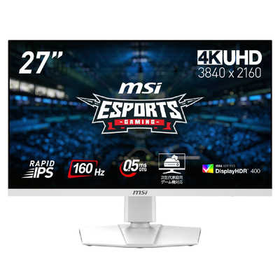 MSI ゲーミングモニター MAG 274URFW MSI ゲーミングモニター ［27型 /4K(3840×2160) /ワイド］ MAG