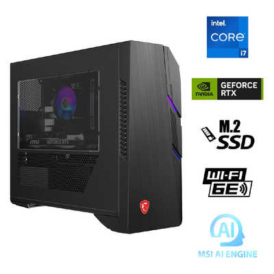 MSI ゲーミングデスクトップ ［モニター無し /intel Core i7 /メモリ 