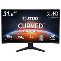 MSI ゲーミングモニター ［31.5型 /フルHD(1920×1080) /ワイド /曲面型