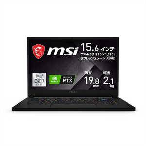 MSI ゲｰミングノｰトパソコン GS66 Stealth 10U [15.6型/intel Core i7/SSD:1TB/メモリ:16GB/2021年1月モデル] GS66-10UG-003JP ブラック