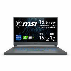 MSI ゲーミングノートパソコン [15.6型 /intel Core i7 /SSD：512GB /メモリ：16GB /2021年4月] Stealth-15M-A11UEK-211JP
