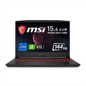 MSI ゲーミングノートパソコン [15.6型 /intel Core i7 /SSD：512GB /メモリ：16GB /2021年6月] PULSE-GL66-11UDK-065JP