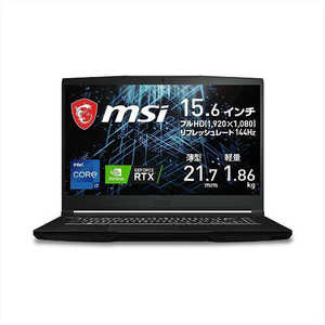 MSI ゲーミングノートパソコン  GF63-11UC-062JP