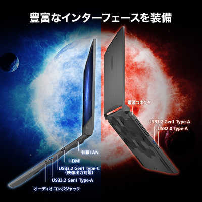 MSI ゲーミングノートパソコン Katana 15 B12V ブラック Katana-15 