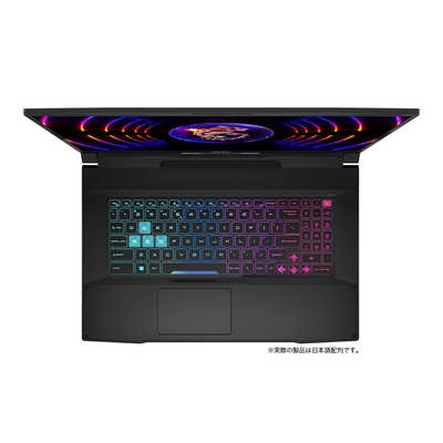 MSI ゲーミングノートパソコン Katana 17 B12V ブラック [ RTX 4060 