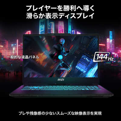 MSI ゲーミングノートパソコン Cyborg 15 A12V ブラック & スケルトン