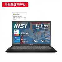 MSI ノートパソコン [ 15.6型 / Win11 Pro / Core i5 / メモリ