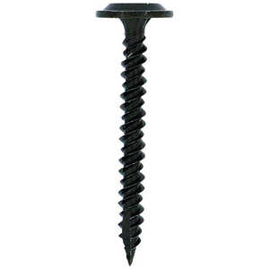 大里 OHSATO 亜鉛黒すっごく速い三条金具ビス4X38 544357