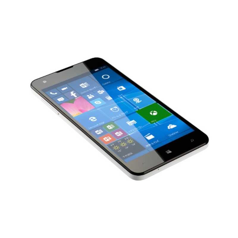 マウスコンピュータ マウスコンピュータ MADOSMA パールホワイト Windows Phone 10 Mobile・5型・メモリ/ストレージ：1GB/8GB microSIMｘ1 SIMフリースマートフォン MADOSMA Q501A-WH MADOSMA Q501A-WH