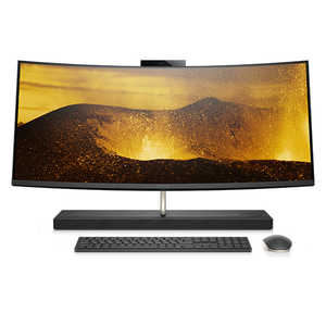 HP ENVY Curved All-in-One 34-b170jp デスクトップパソコン［34型 /intel Core i7 /HDD：2TB] ダークアッシュ & ウッドグレイン 4LZ30AA-AAAA
