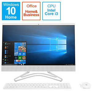 HP デスクトップパソコン All-in-One 24-f0031jp-OHB[23.8型/HDD:2TB/メモリ:8GB/2019年10月] 6DV83AA-AAAB